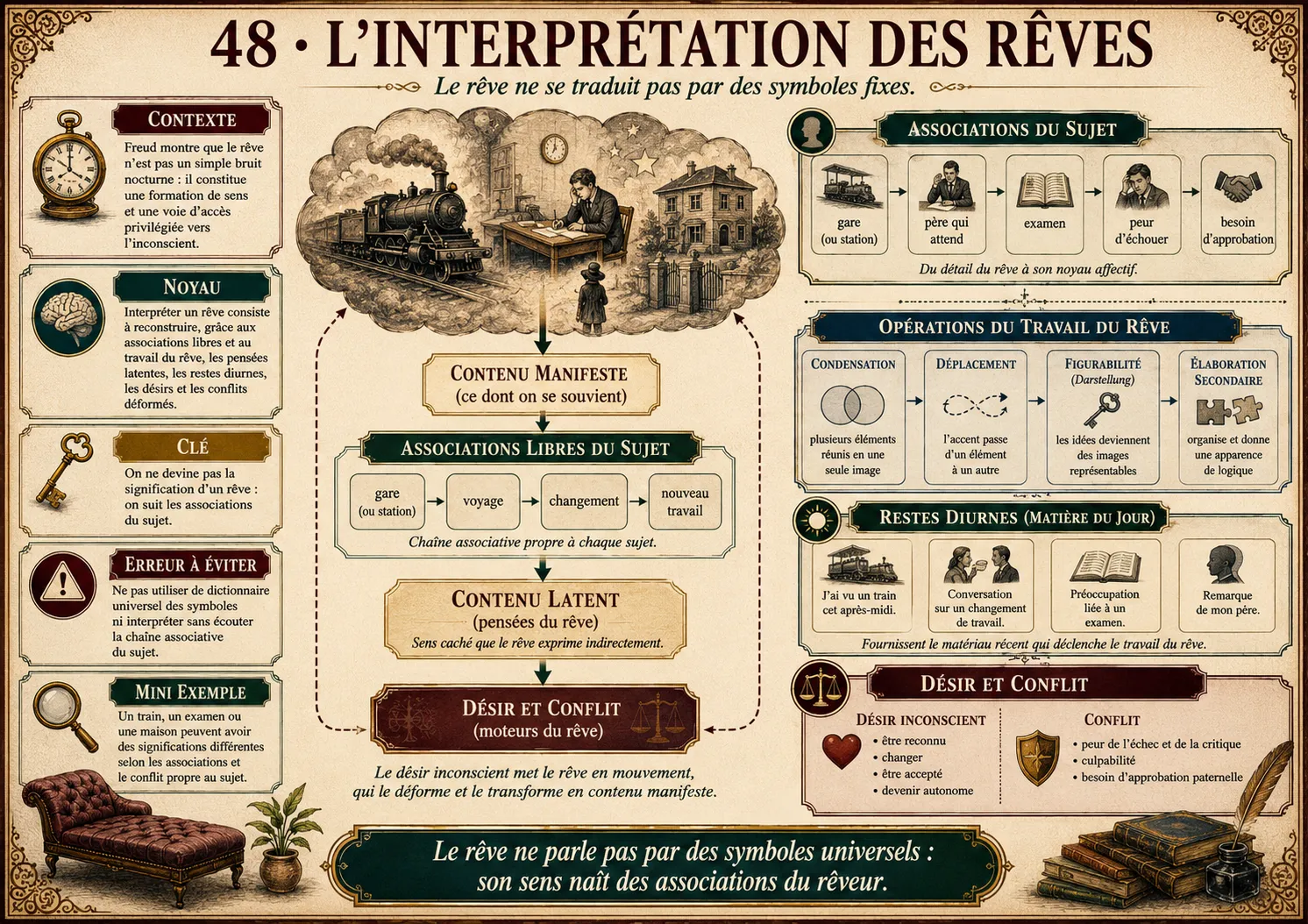 Carte 48 — L'interprétation des rêves